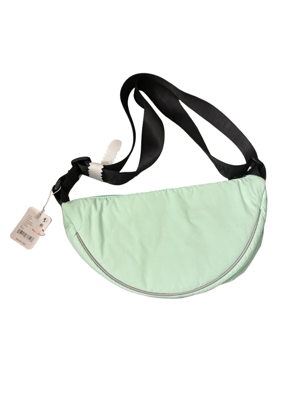 FP Movement by Free People Mint Crescent Crossbody with Black Strap